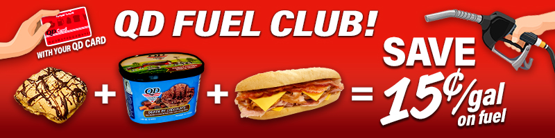 QD Fuel Club - Save 15¢ /Gallon
